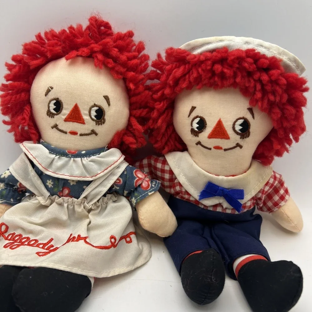 Vintage 1991 Applause Raggedy Ann and Andy 9